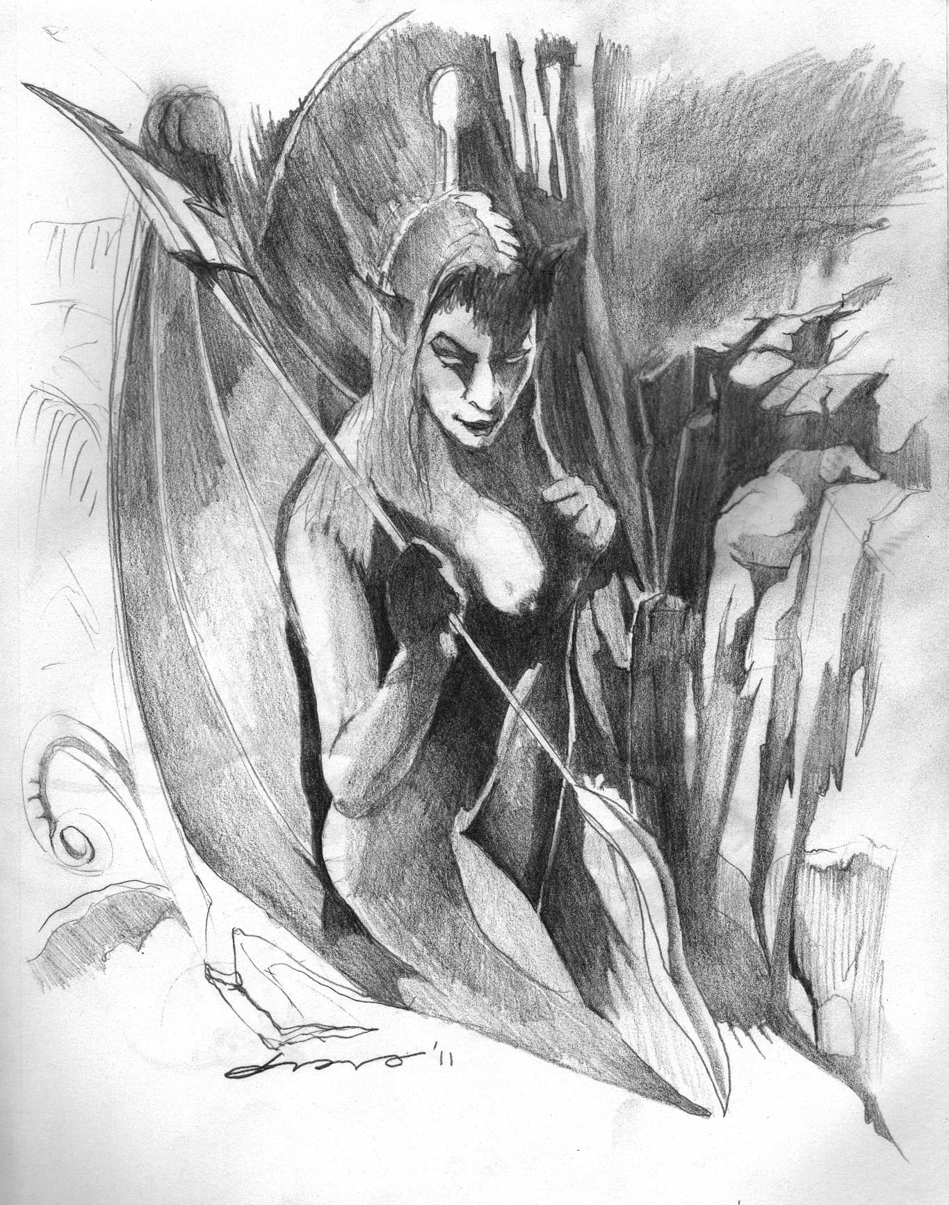 Pencils on the Paper