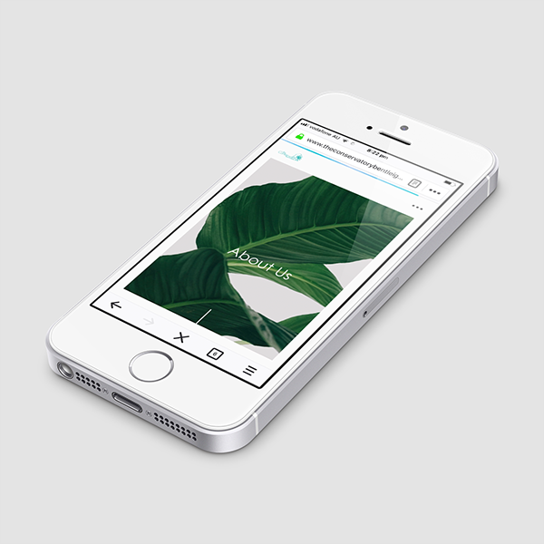 The Conservatory at Bentleigh: website design, 2018