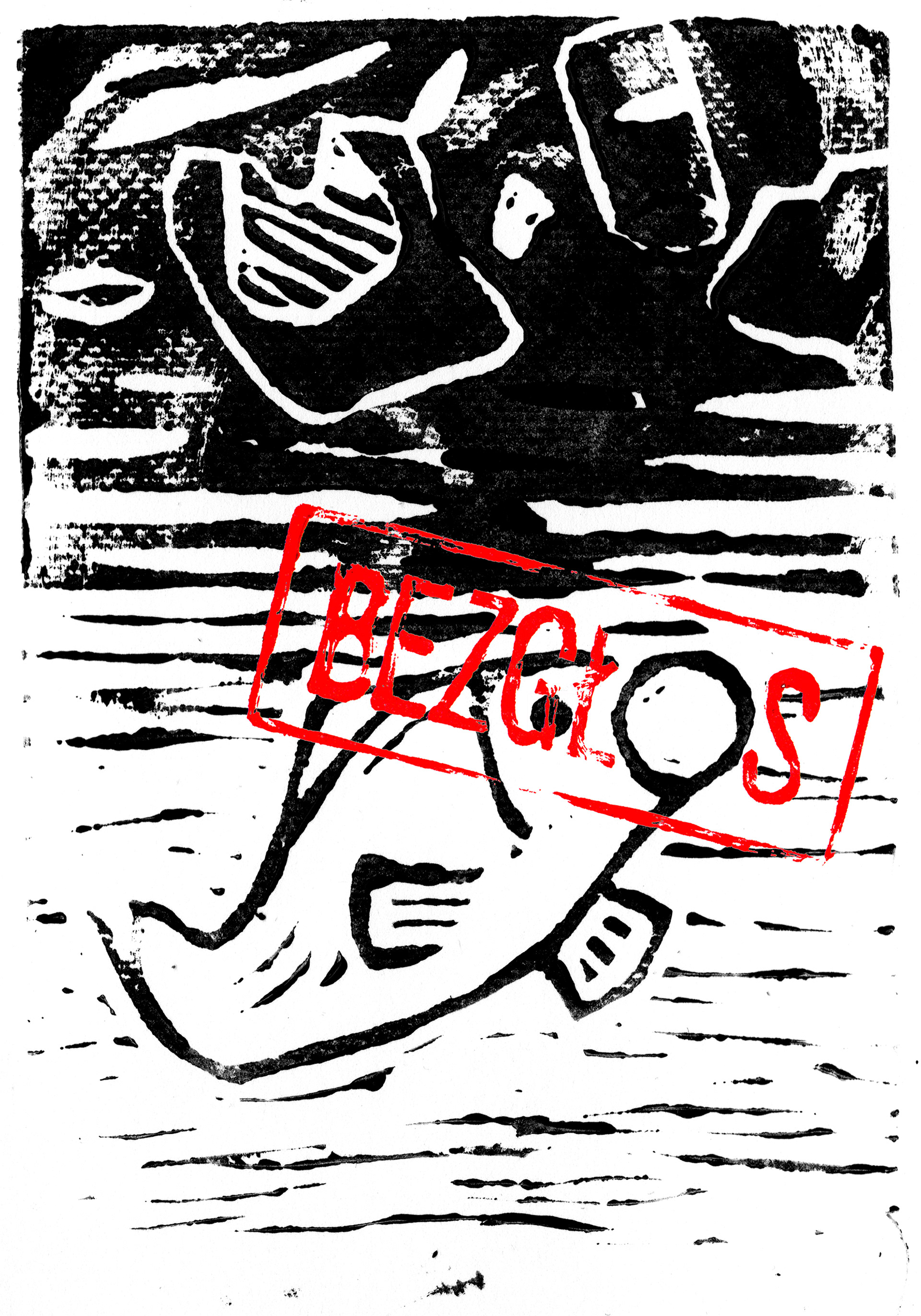 Damian Biliński Plakat Bezgłos/ II r. Grafika