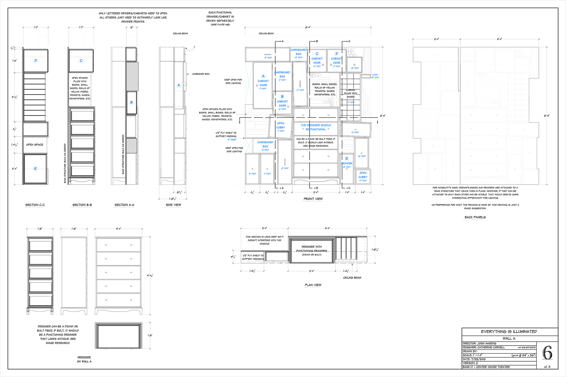 Drafting : Lista's House A