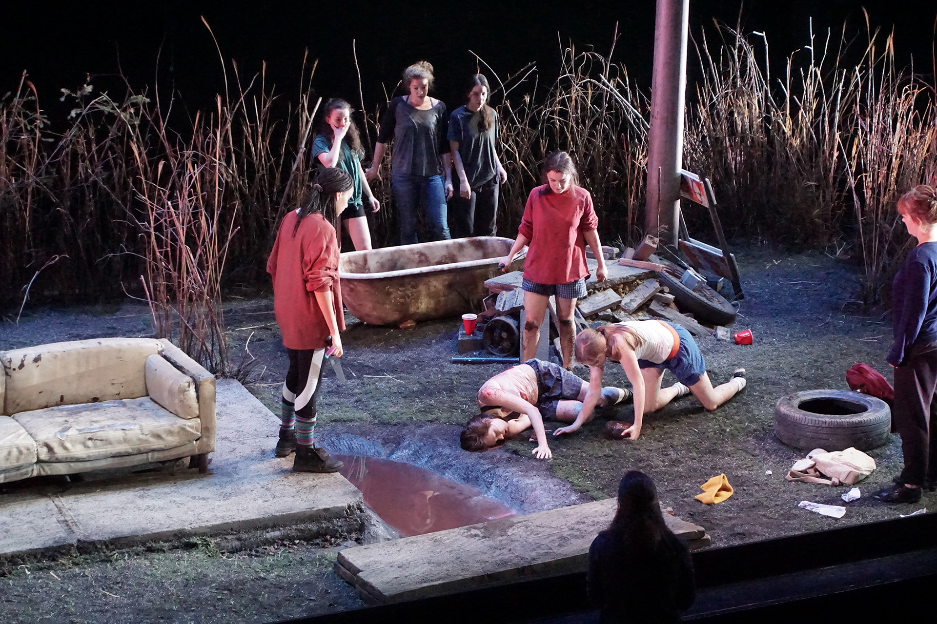 Drowning rehearsal