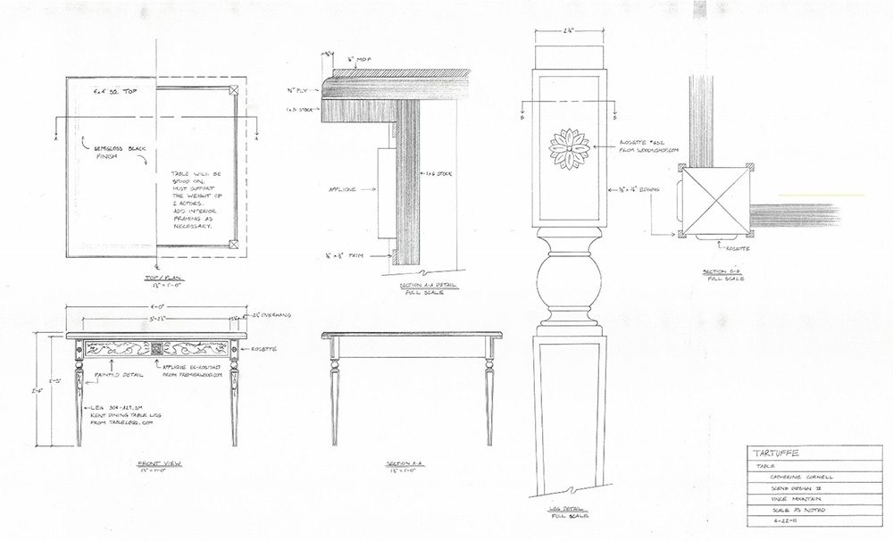TARTUFFE : Table Drafting