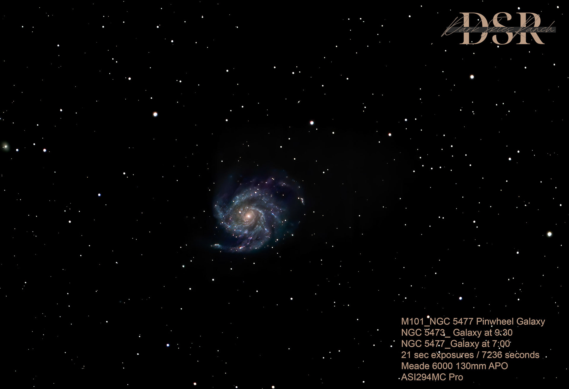 M101 Pinwheel Galaxy in Ursa Major