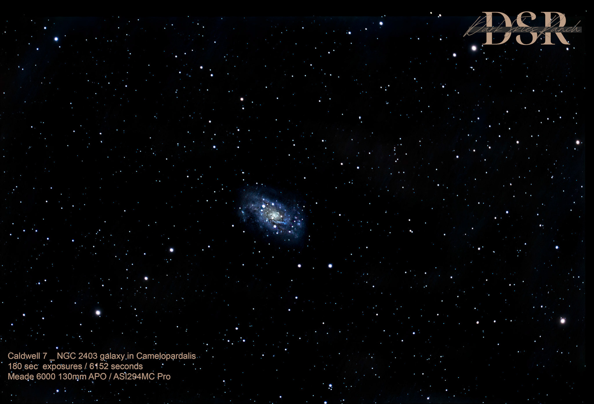 NGC 2403 Galaxy in Camelopardalis