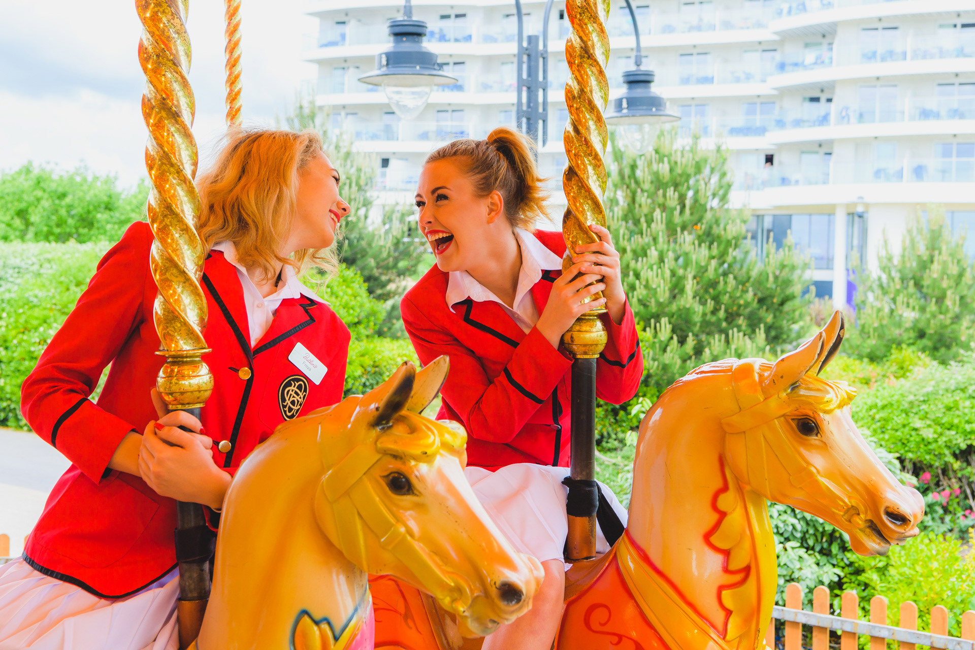 Promotional recruitment images for Butlins Entertainment