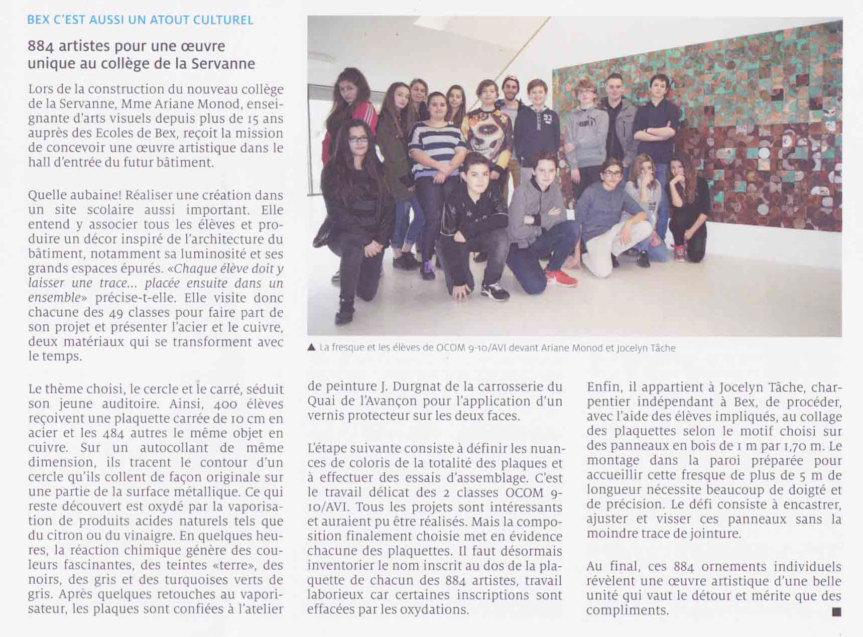 Journal Municipal, avril 2016, D. Lenherr