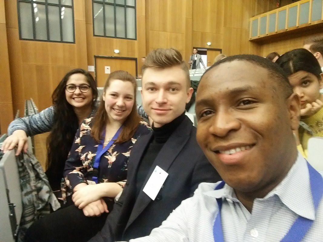 The team - Day 1 at the World Business Dialog