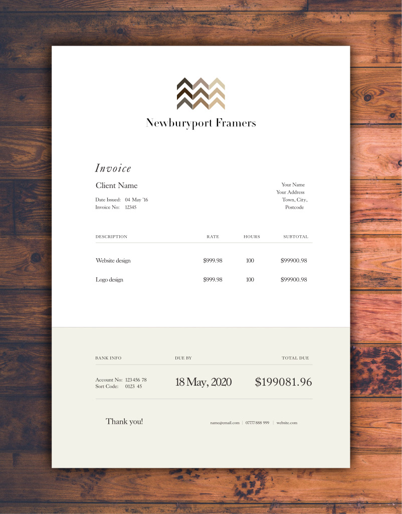 Paper Invoice