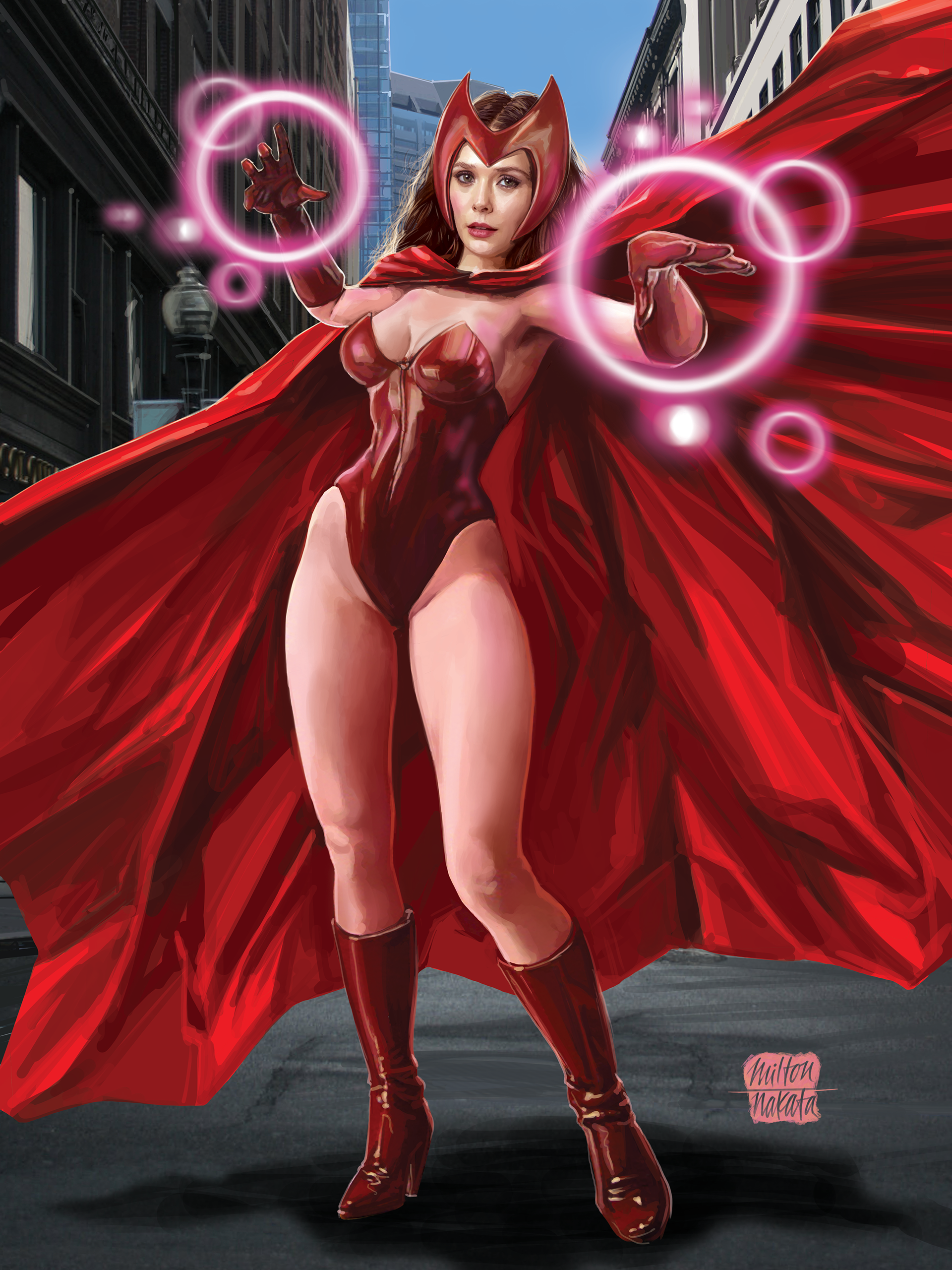 Milton Nakata - Scarlet Witch Fanart