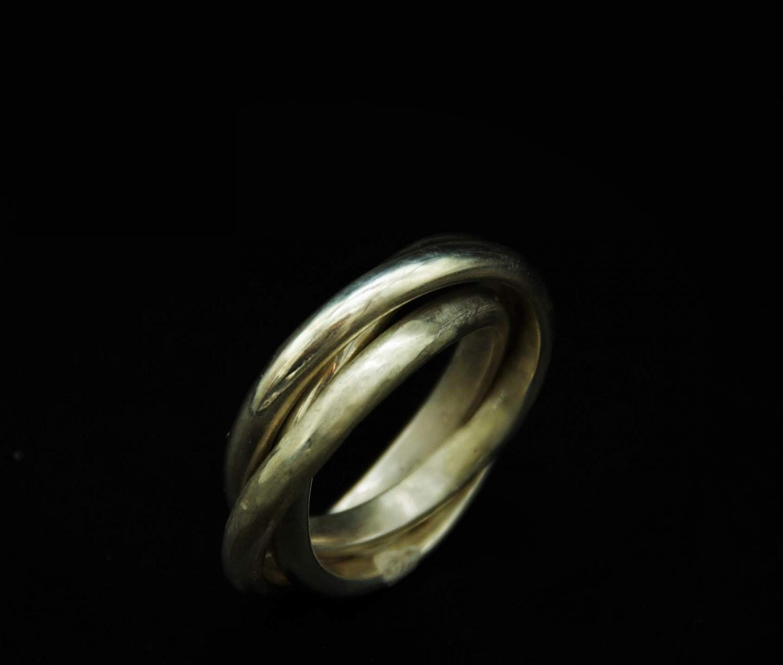 Bague 'Trio', collection DES-TOURS, argent 925 - 145€