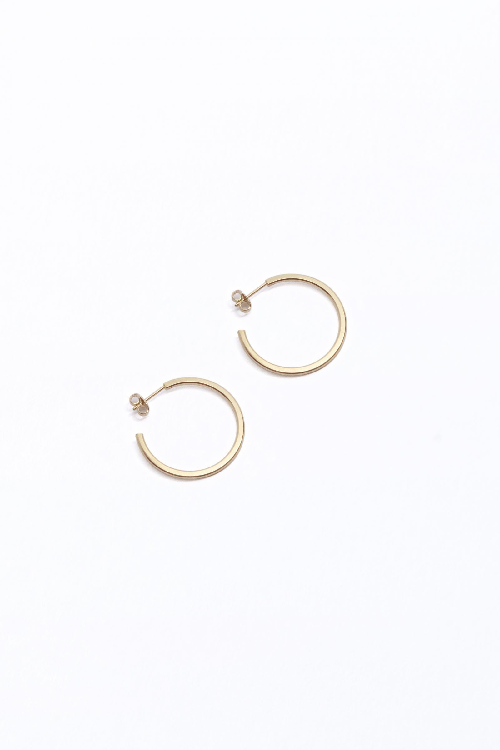 Créoles en vermeil, diamètre 3 cm - 110€
