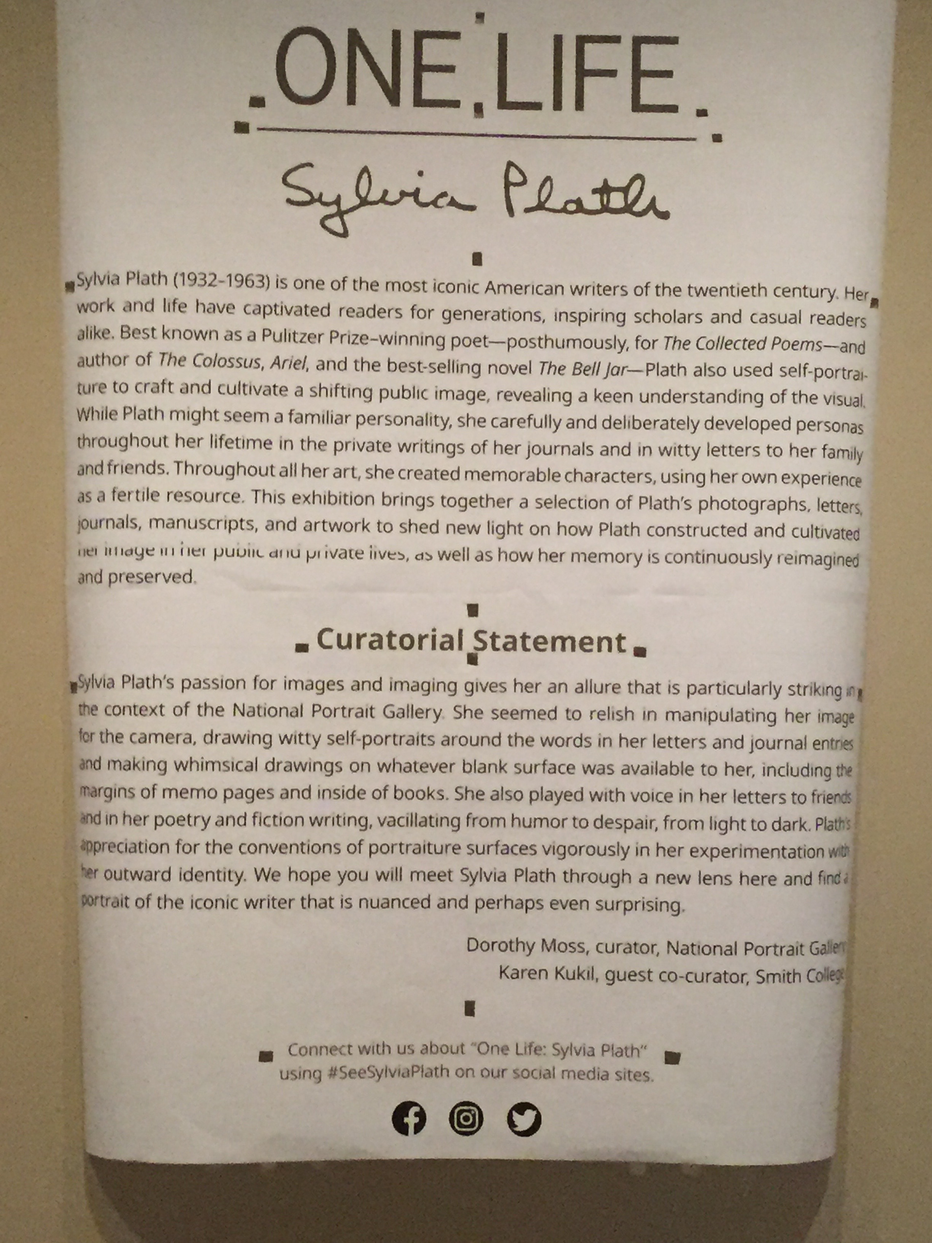One Life: Sylvia Plath