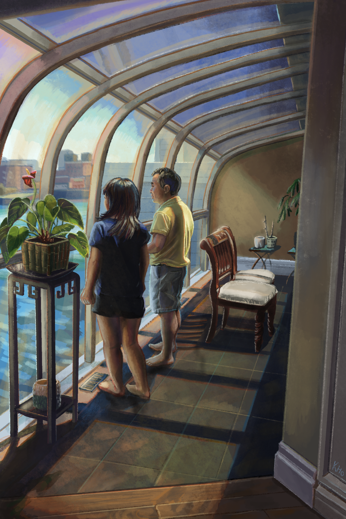 "Morning Sun" Procreate 2020