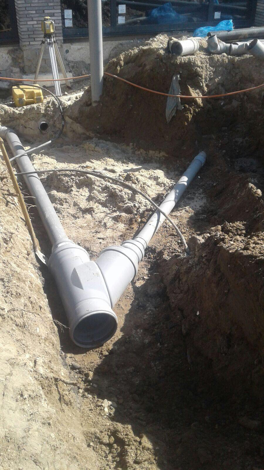 Verhallen Grondverzet rioolwerk