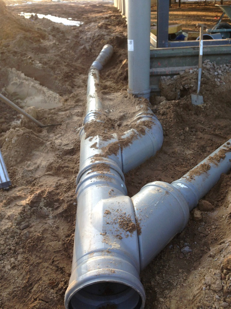 Verhallen Grondverzet rioolwerk