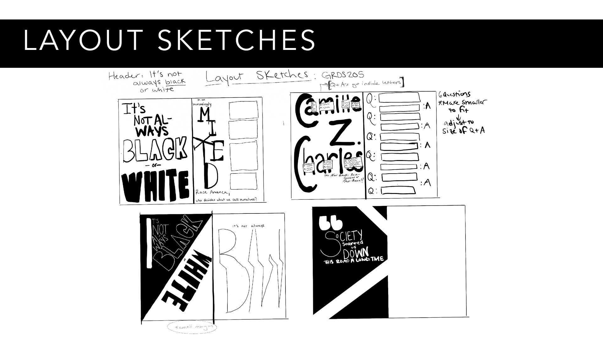 Layout Sketches