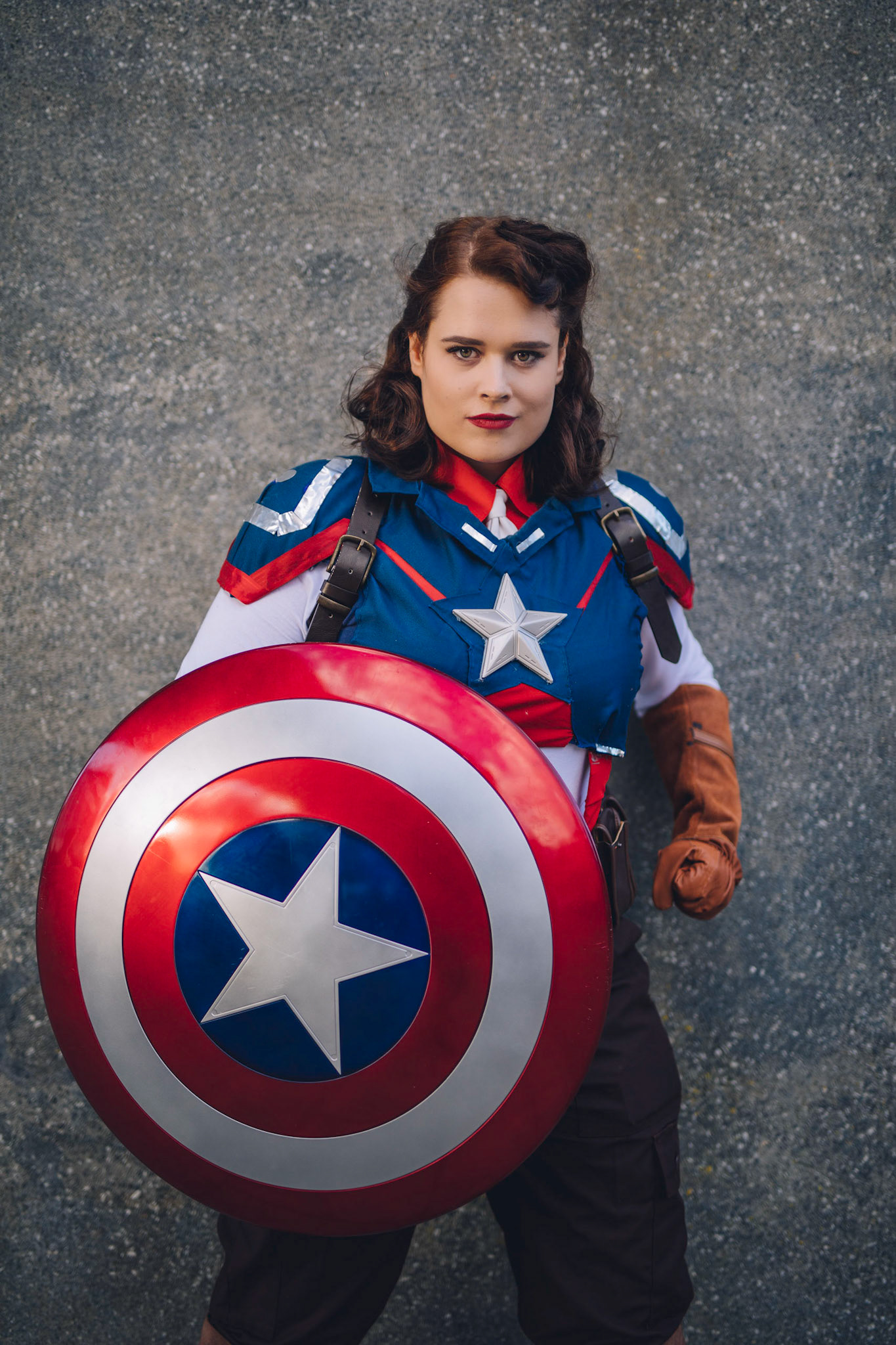 @dutchdaphne as Captain America/Peggy Carter