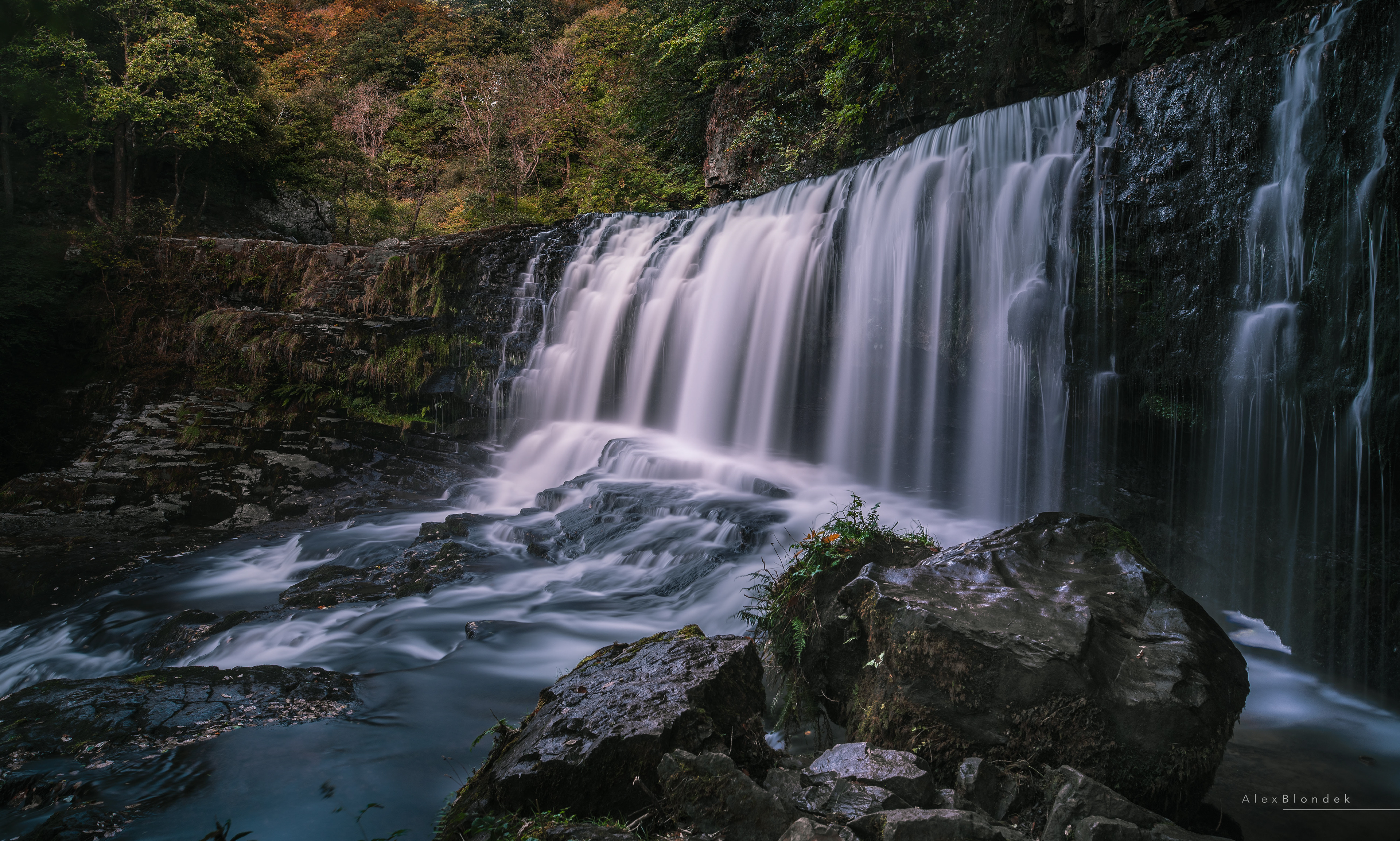 Sgwd Clun-Gwyn, Waterfall Country - Brecon