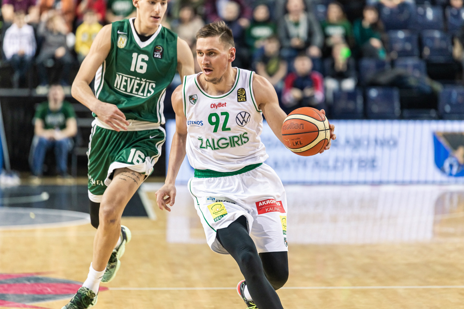 E. Ulanovas (Kauno Žalgiris) LKL rungtynių prieš Kėdainių Nevėžį metu