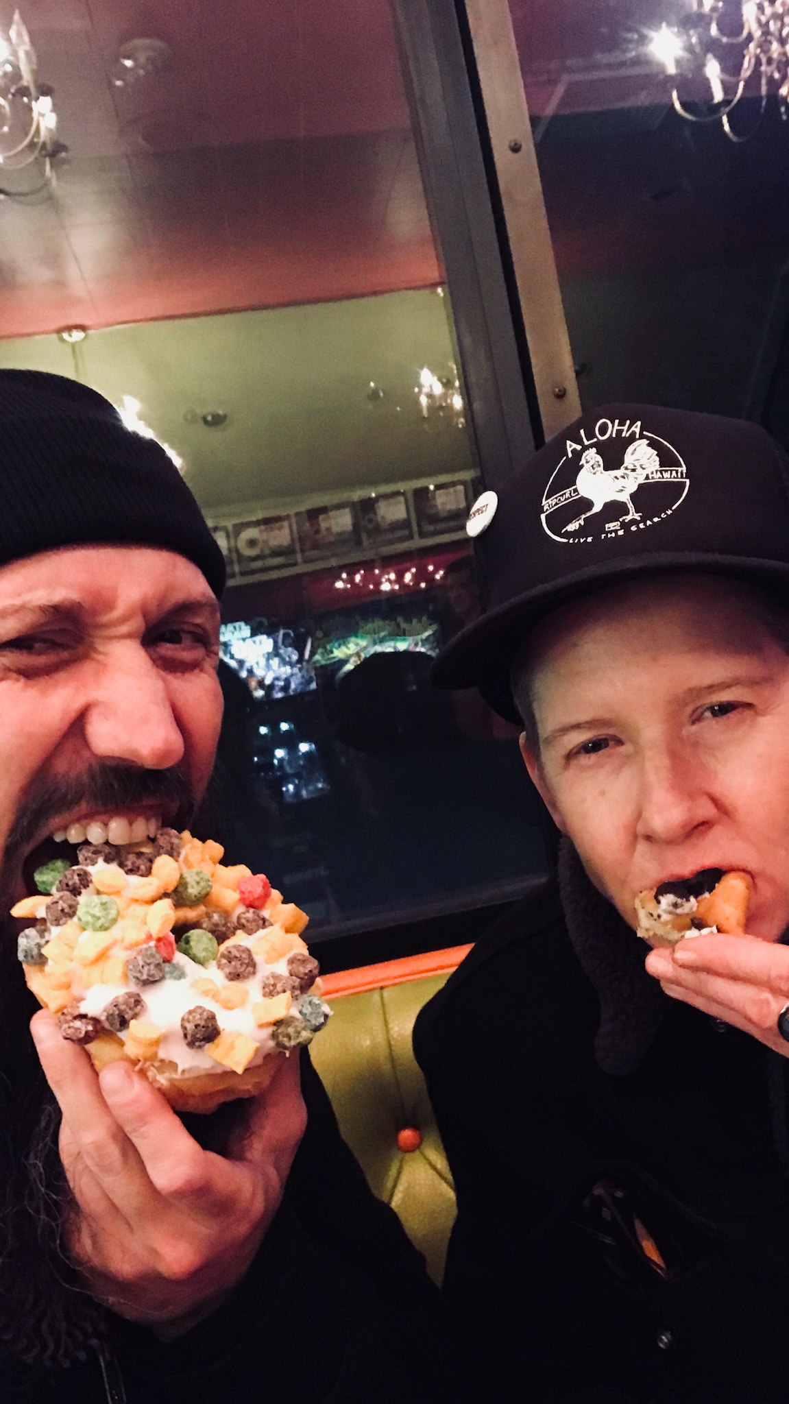 Donuts are delicious, especially with Cap'n Crunch on em.