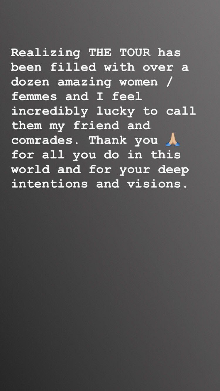 Deep appreciation for the femmes / women in my life.