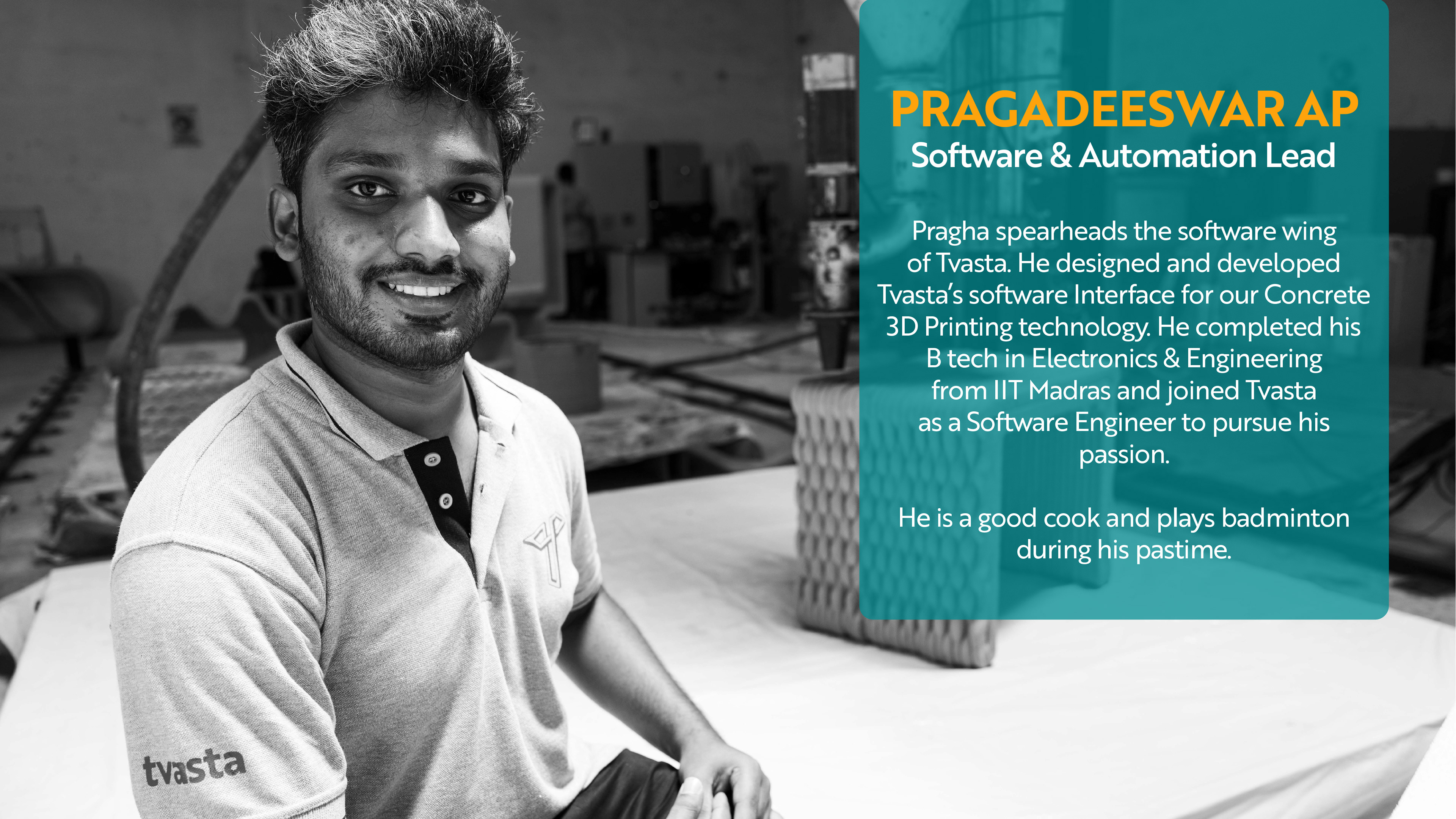Pragadeeswar AP - Software & Automation Lead