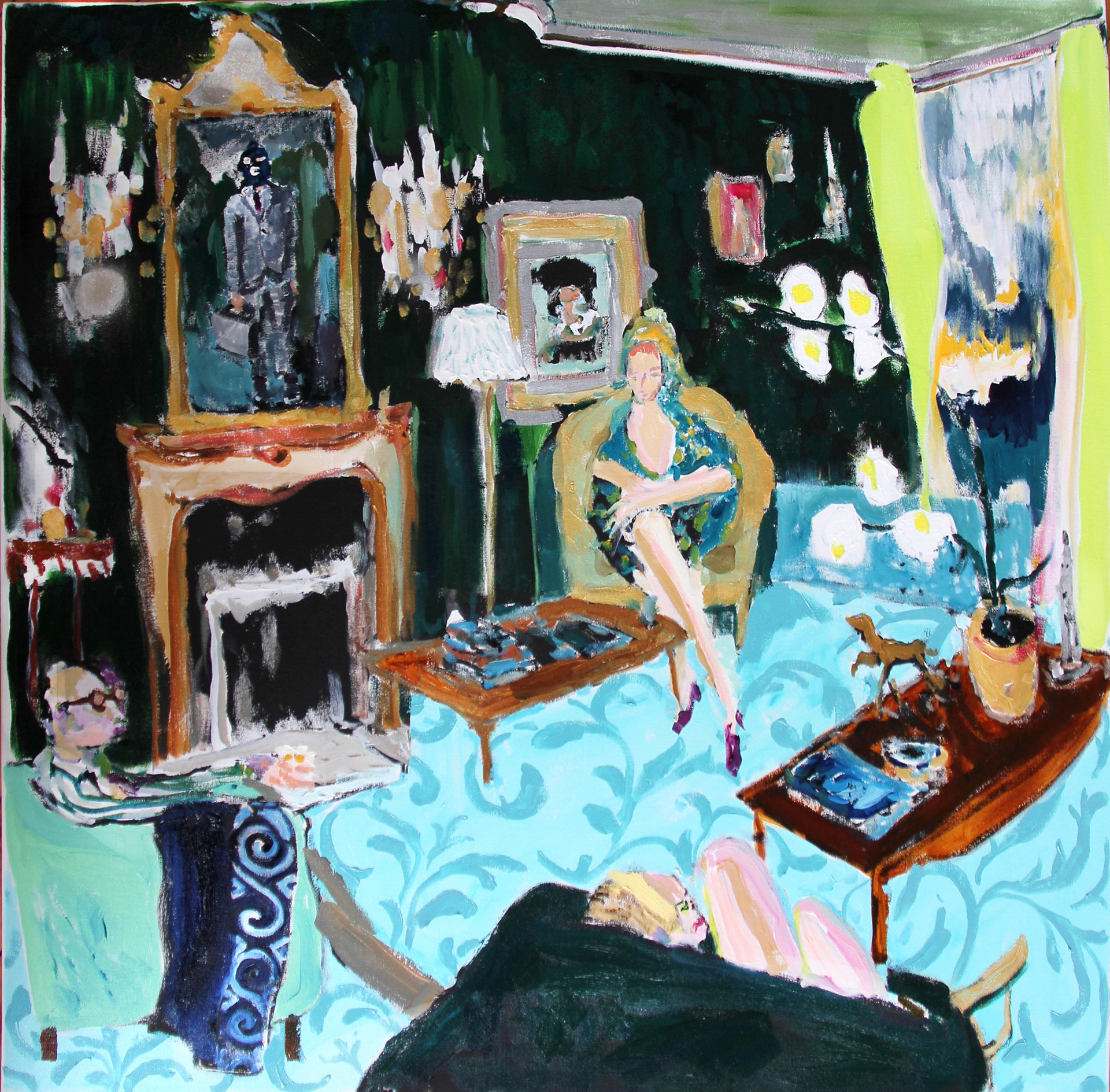 bradley wood people interiors painting