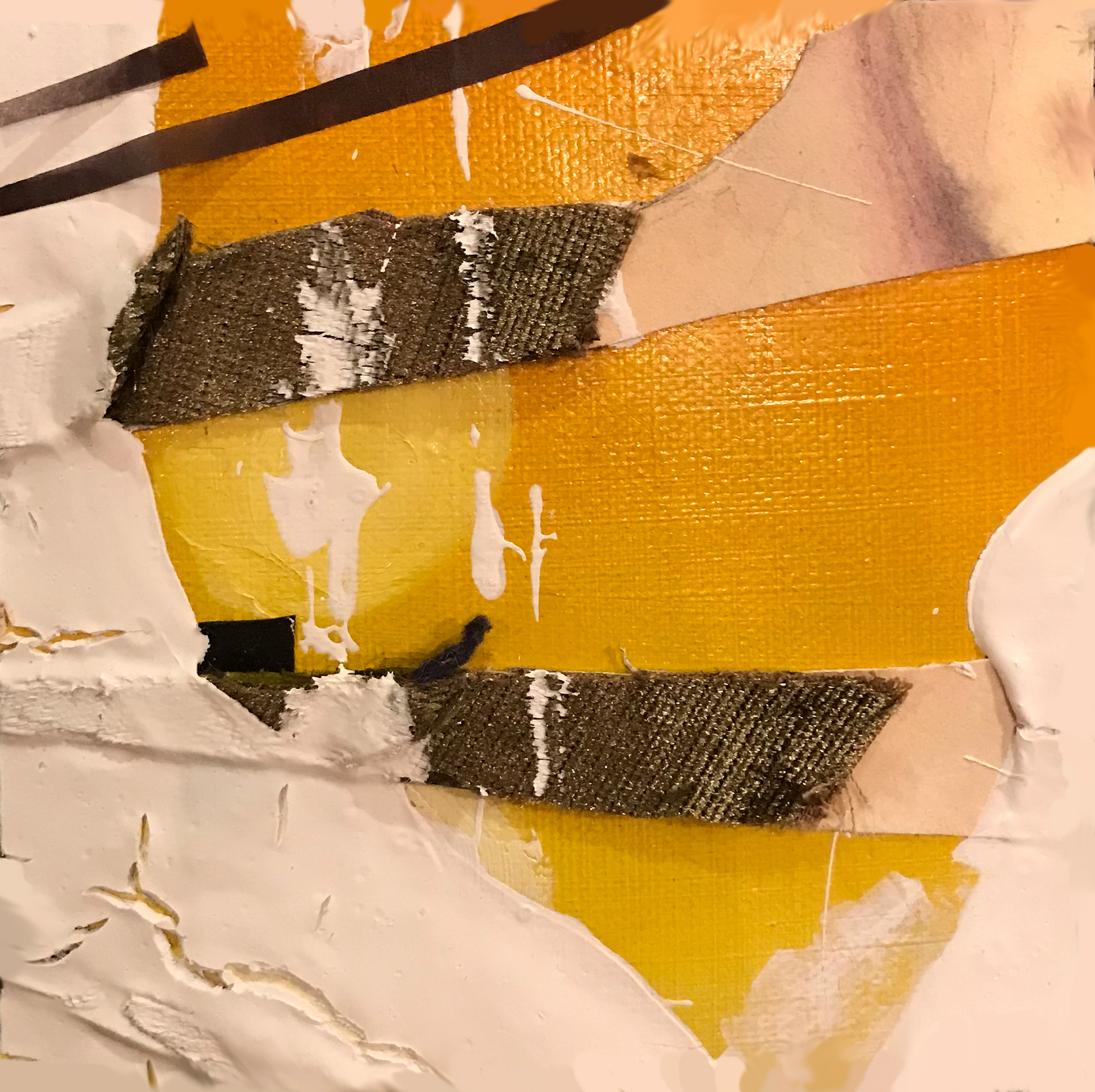 I Recognize you (12), mixed media, 5" x 5", 2020