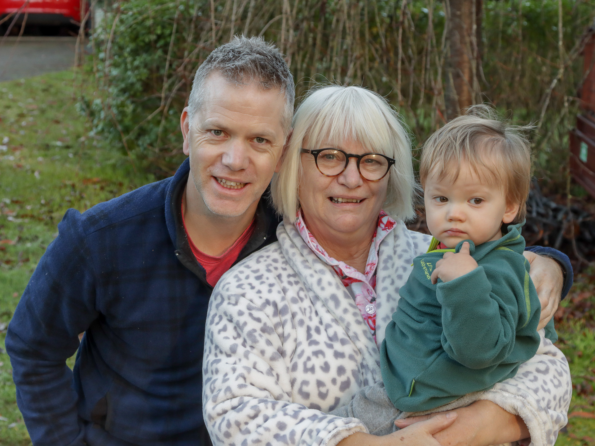 Jed, Grannie and Fletcher