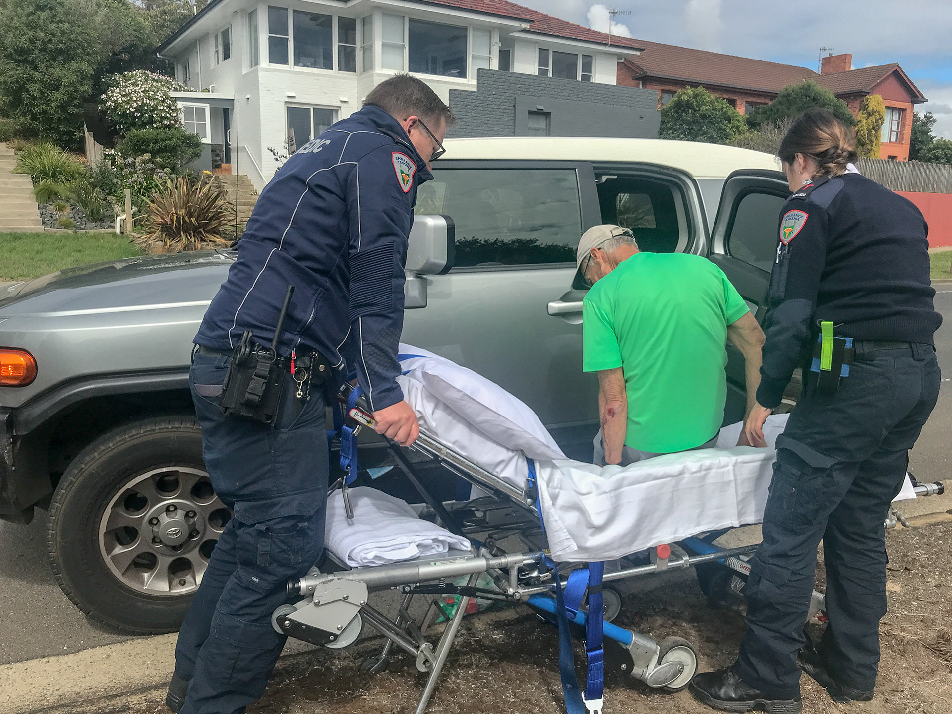 Ambos looking after me.