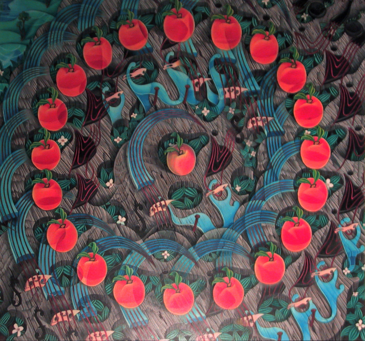 davidmball “Dragonfly’s Eye Kaleido”, 18”x17”, marker and colored pencil on cotton rag paper, (must be framed), #davidmball #available # purchase, Message me at ball.david@sbcglobal.net.