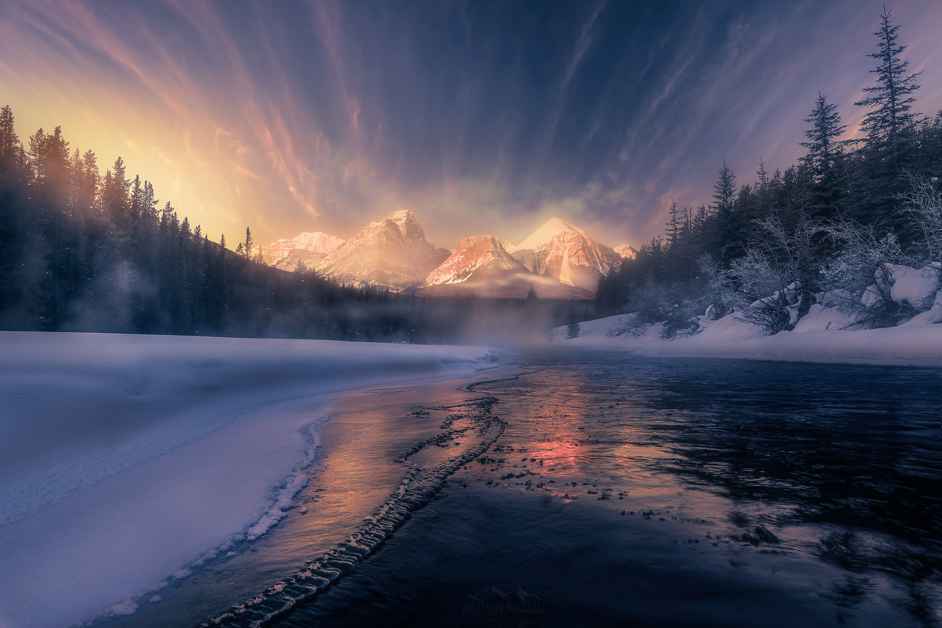 Ramtin Kazemi Landscape Photography - Canadian Rockies In Winter