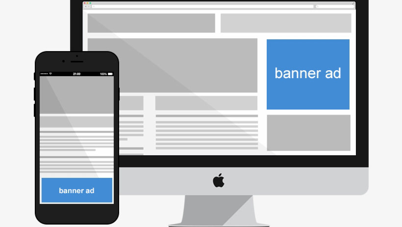 Website ticker banner