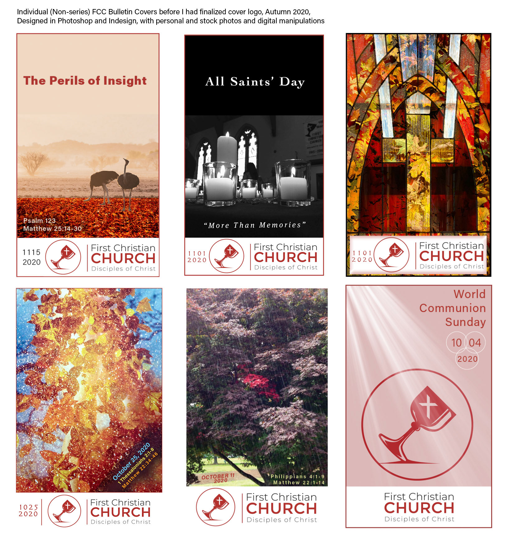 Non-Sermon-Series Single Theme Worship Bulletin Covers