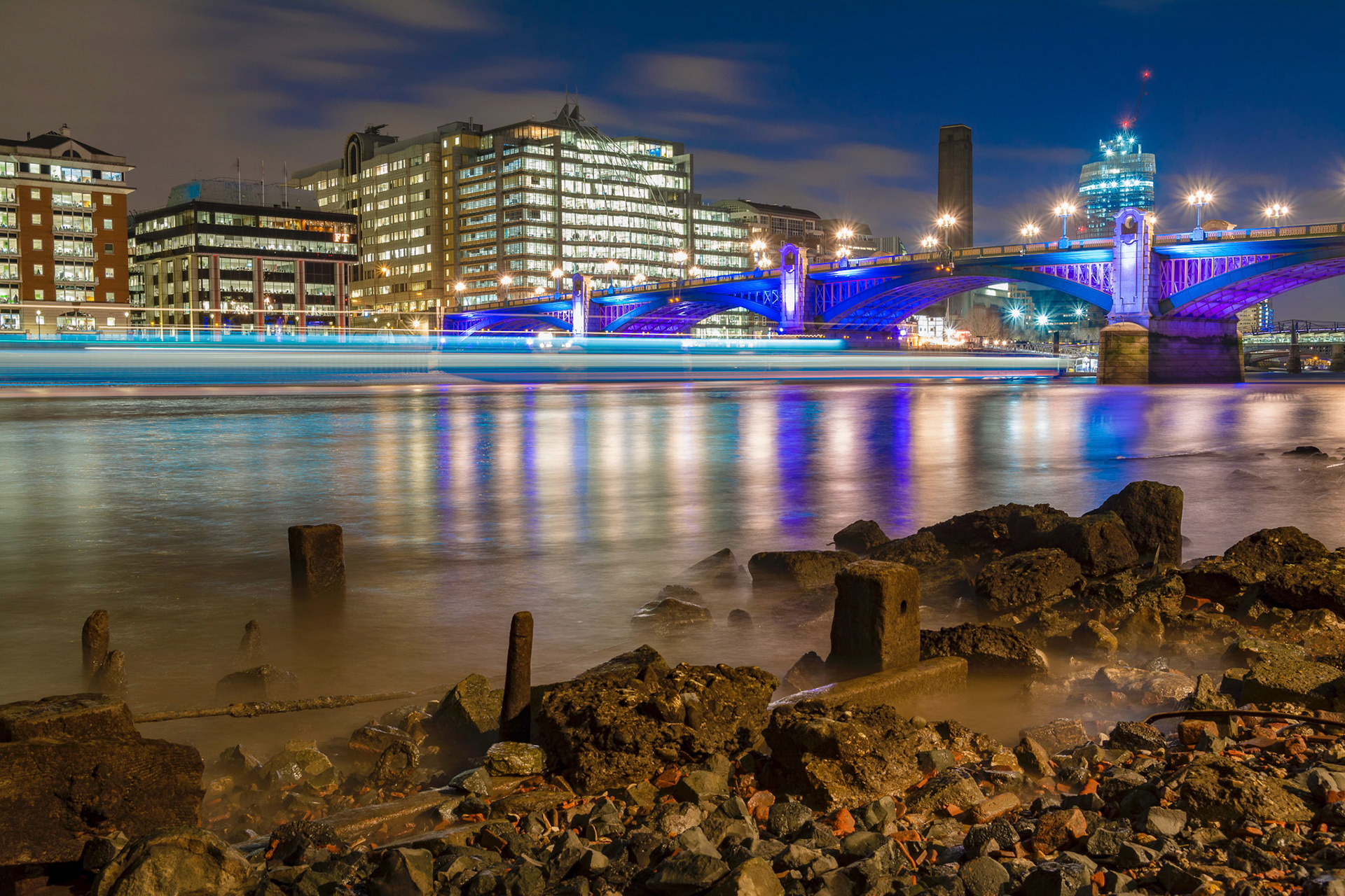 Thames Light Trails