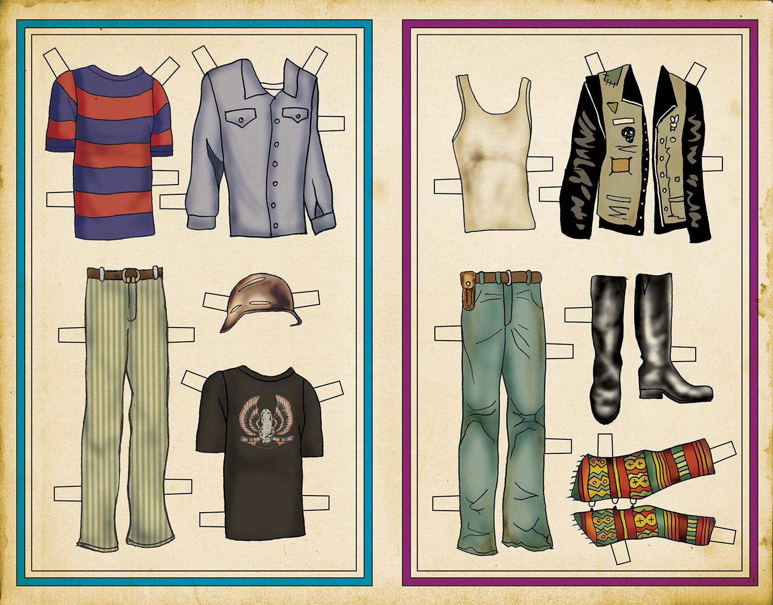PAPER DOLLS FEATURED IN DICE MAGAZINE ISSUE 30
