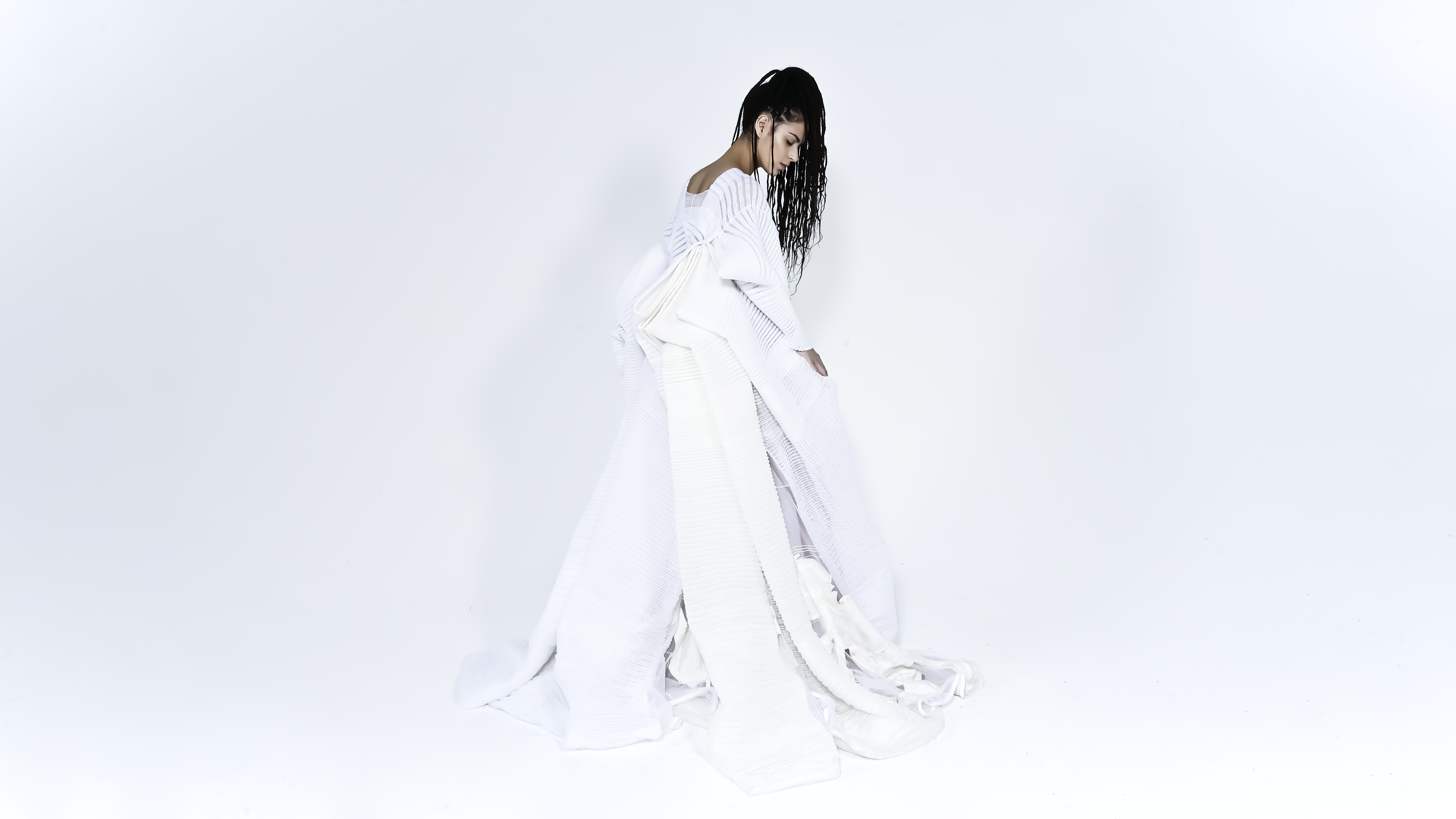 Designed by Albane de Saint-Laurent / Model : Pauline Manuel