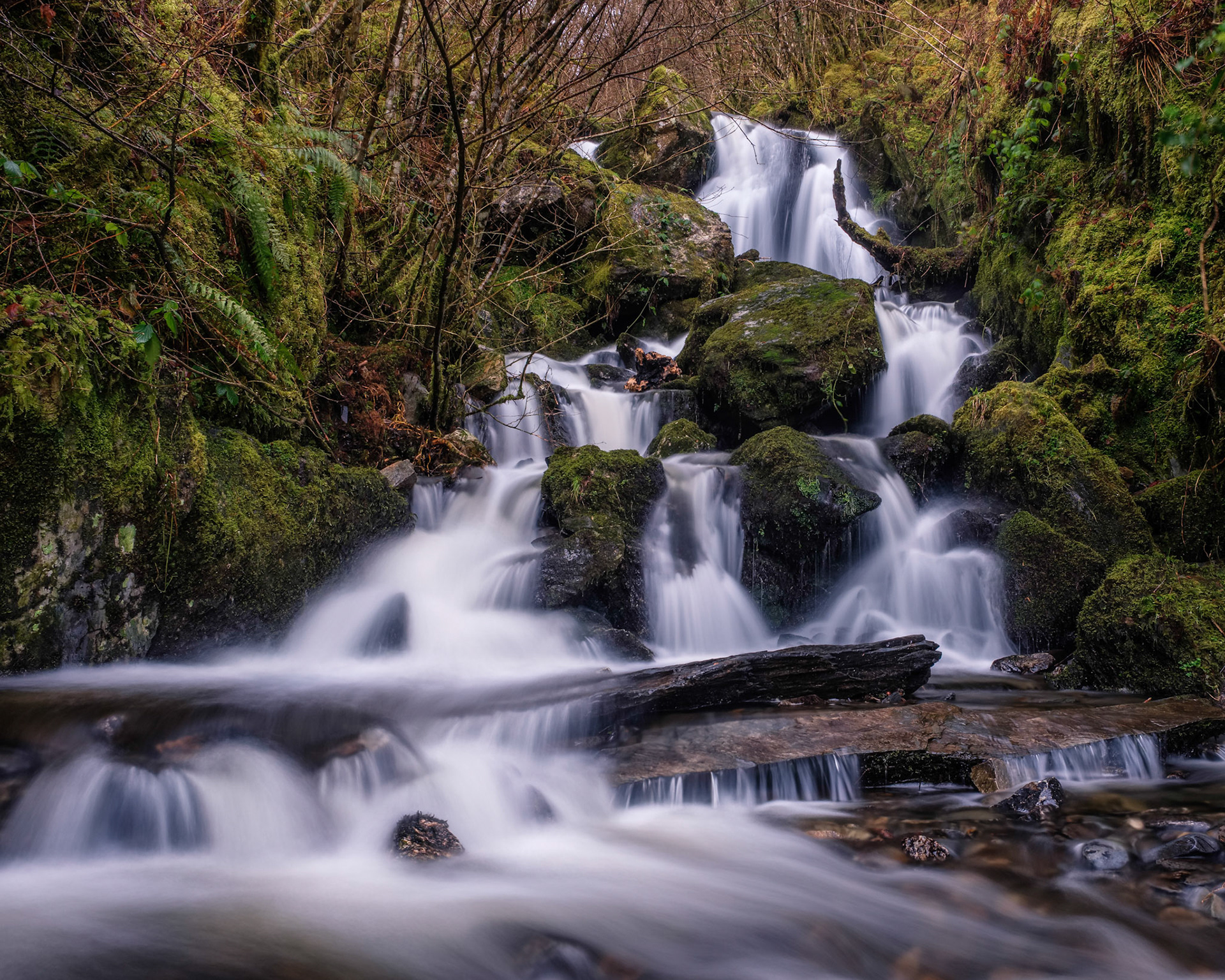 Cascade. Snowdonia