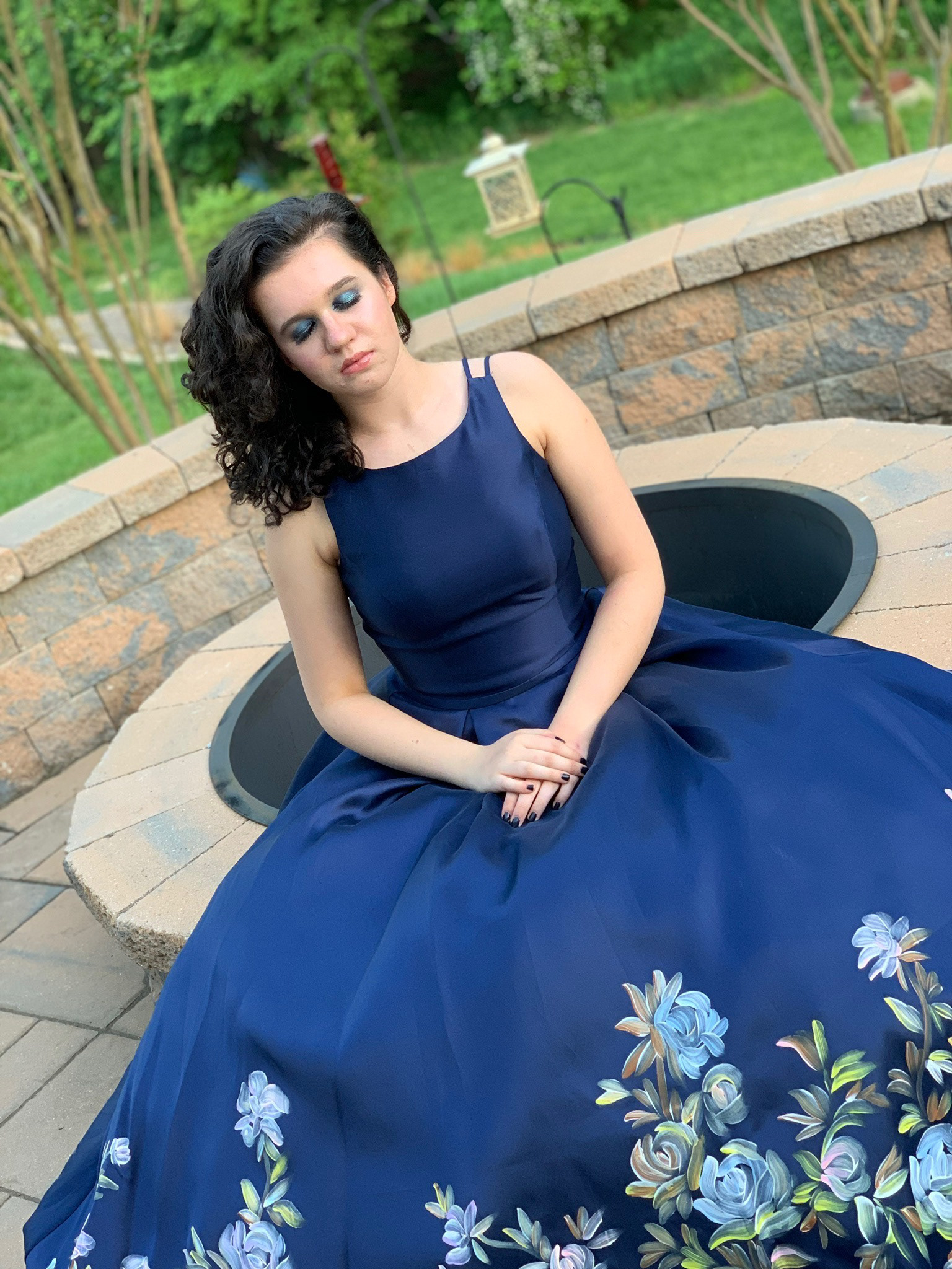 May 2019— Blue Prom Makeup