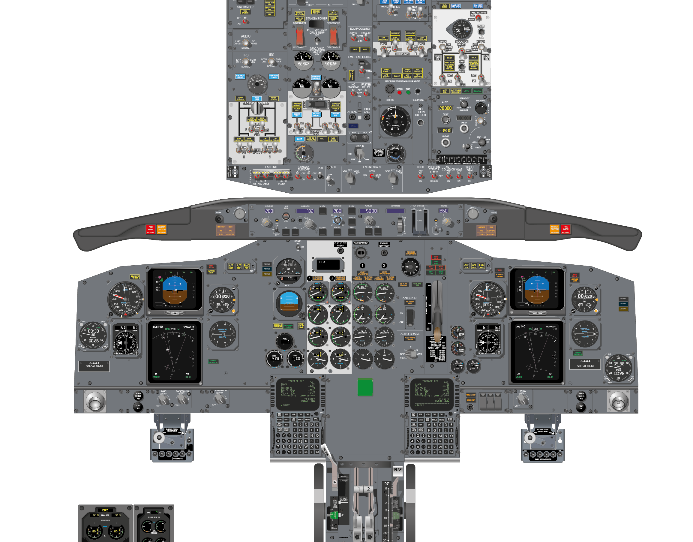 Boeing 787 Cockpit Diagram / Glyn Chadwick Classic Airliner Boeing 727 ...