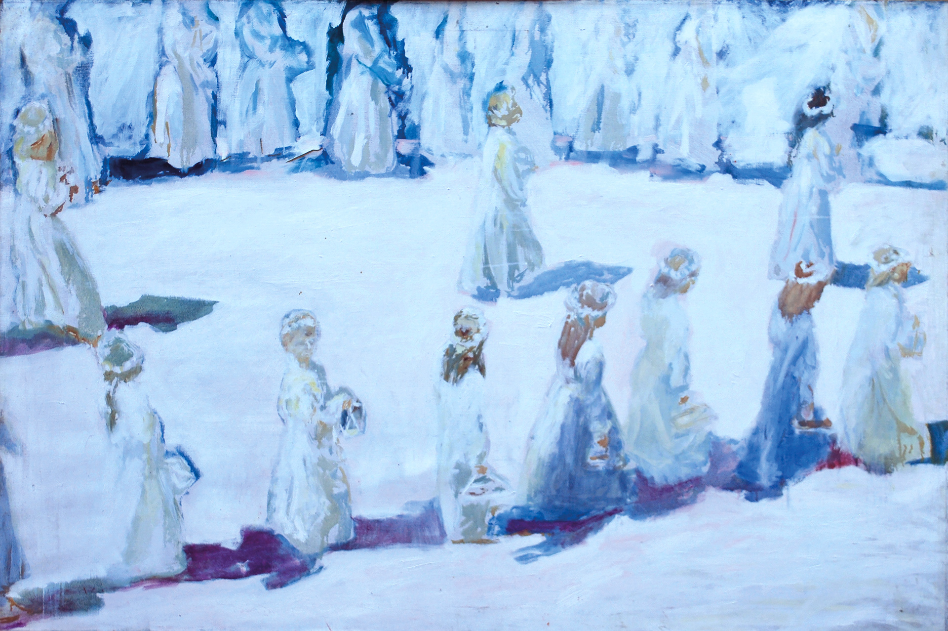 Procesje-02_olej na płótnie_100 x 150_1992