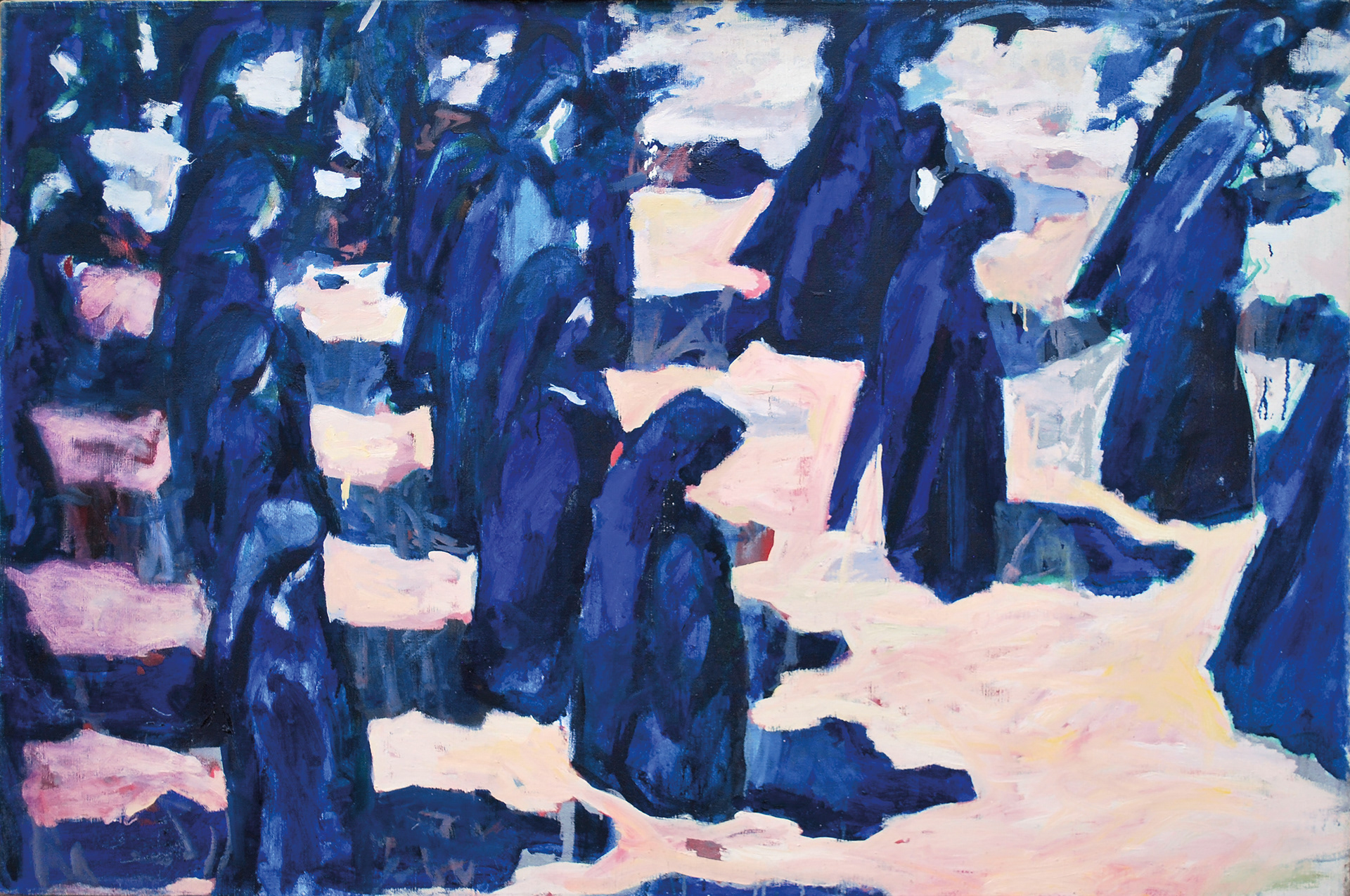 Procesje-01_olej na płótnie_100 x 150_1992