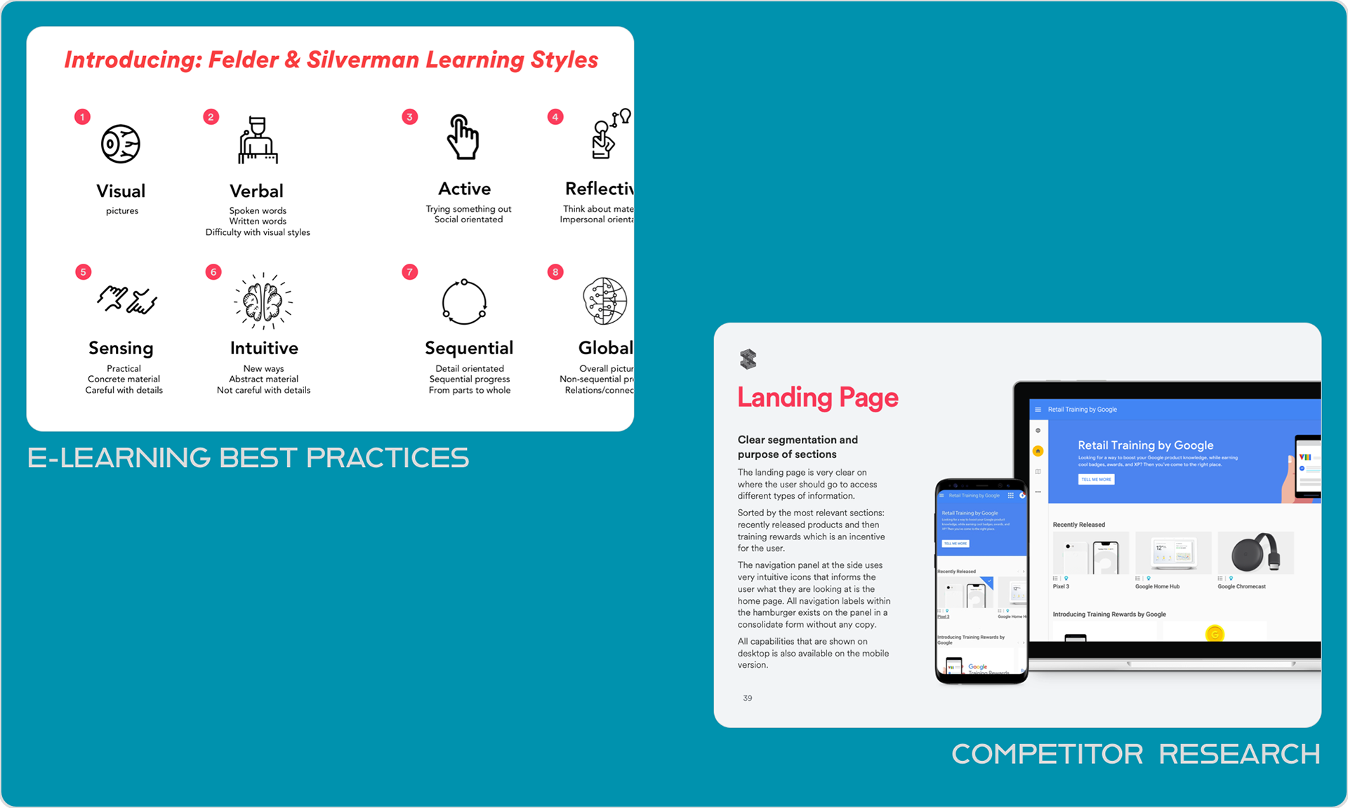 E-learning & Competitors research