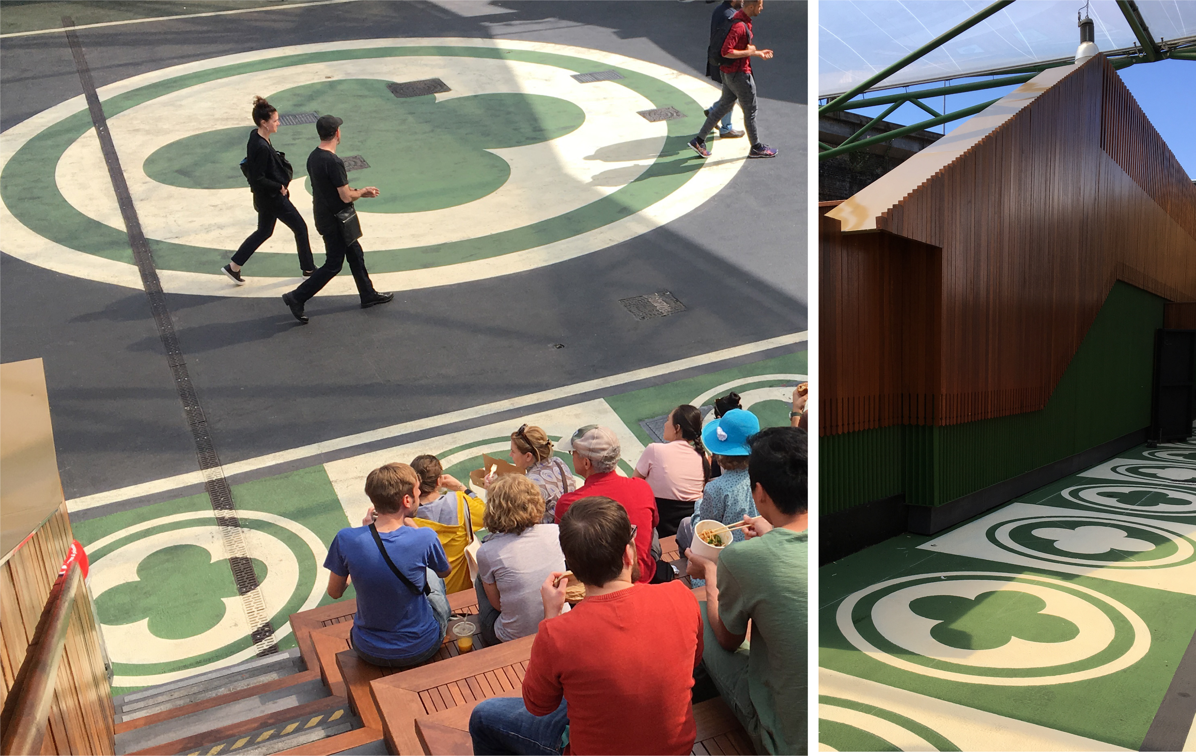 Environmental branding for Borough Market by Peter Gibbons