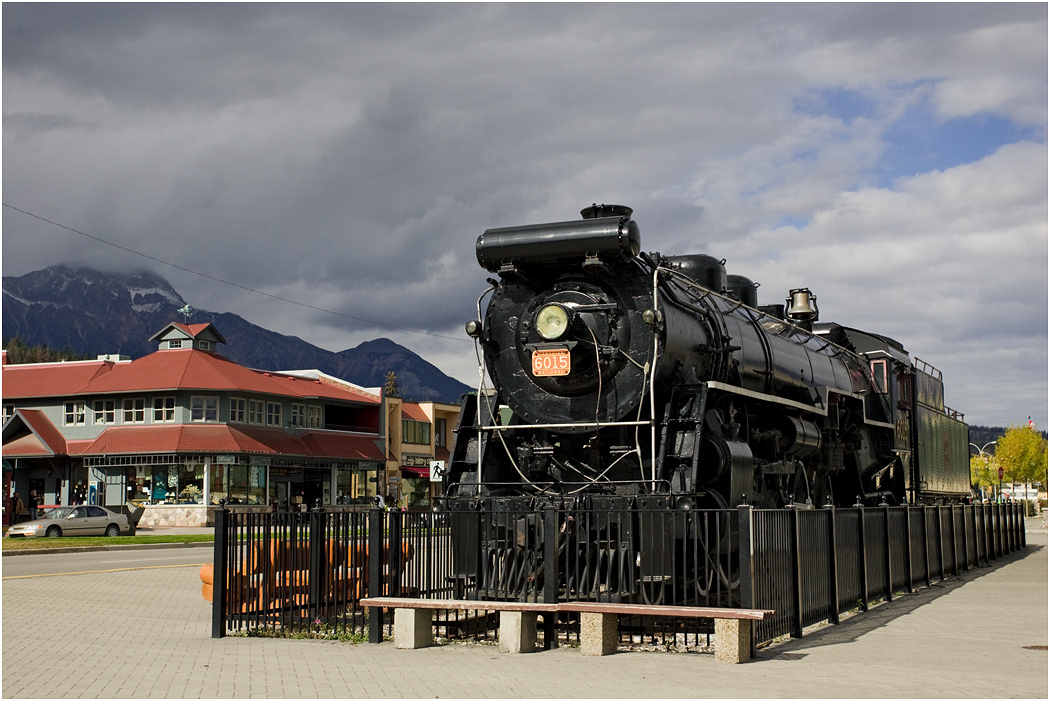 Old Steam Engine, Connaught Drive, Jasper