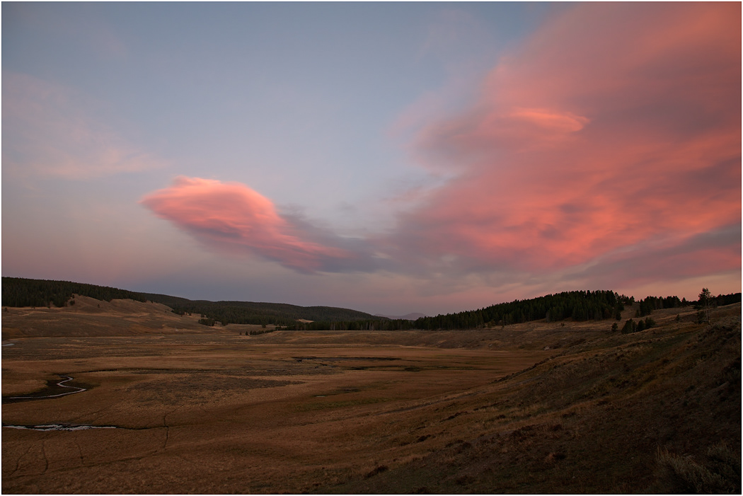 Hayden Valley Sunset, Yellowstone