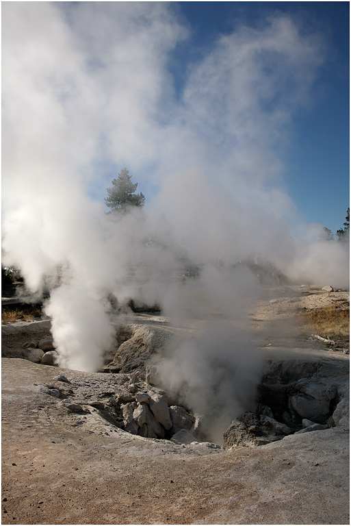 Fumaroles, Lower Geyser Basin, Yellowstone