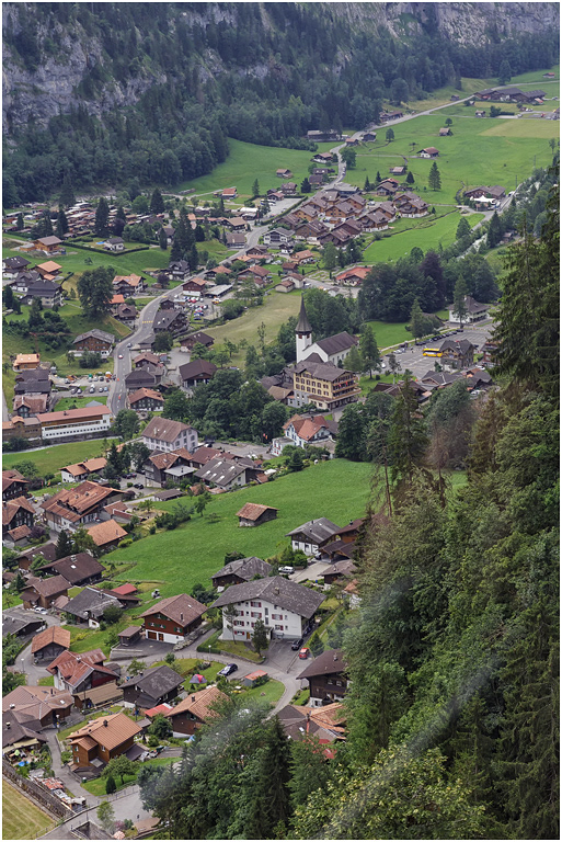 Lauterbrunnen from Cable Car