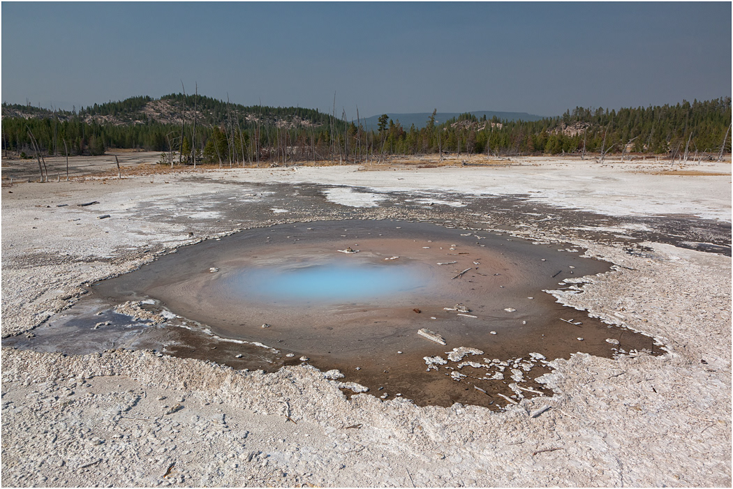 Pearl Geyser dormant, Norris Basin, Yellowstone