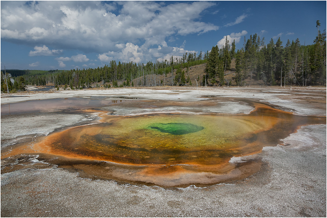 Chromatic Pool, Upper Geyser Basin, Yellowstone NP